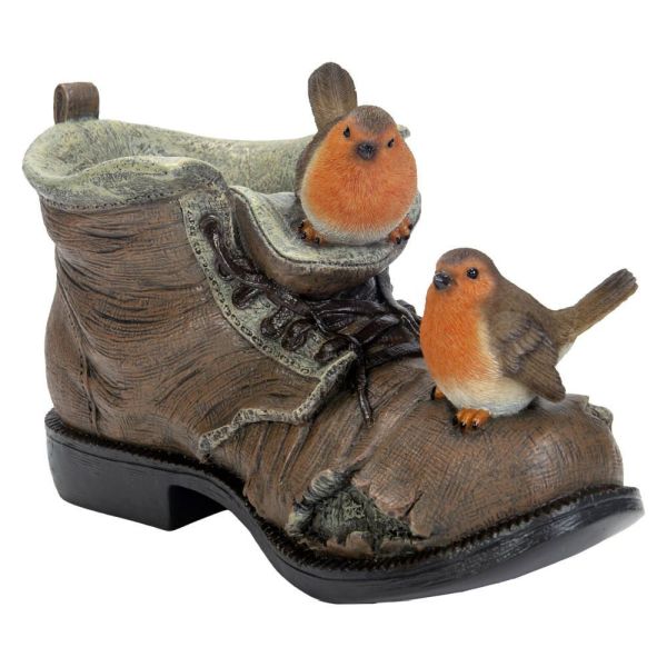 Robin Winter Boot Planter